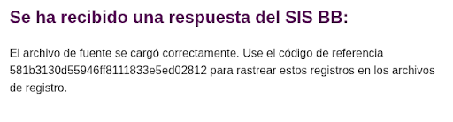 Mensaje de confirmación