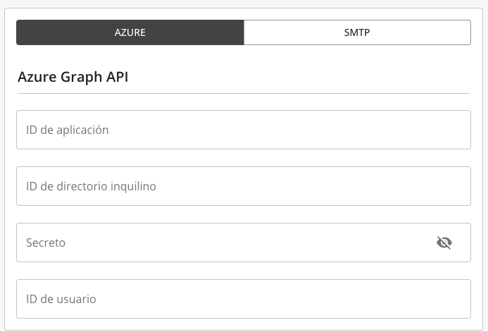 Configuración Azure Graph API