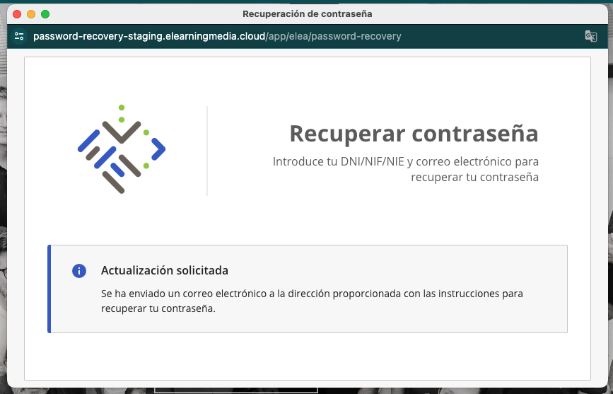 Actualización solicitada