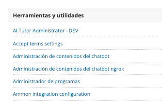 Acceso a la herramienta