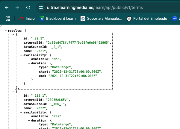 External ID en API