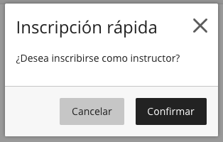 Confirmación de inscripción