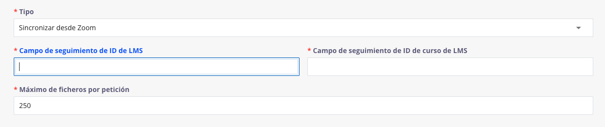 Sincronizar desde Zoom