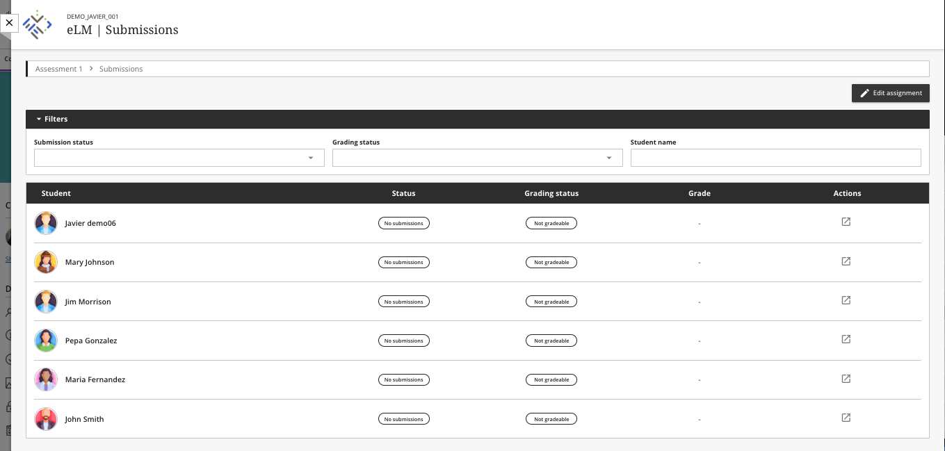 Teacher interface